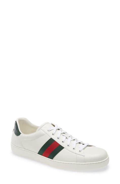 mens white gucci shoes|nordstrom men's gucci shoes.